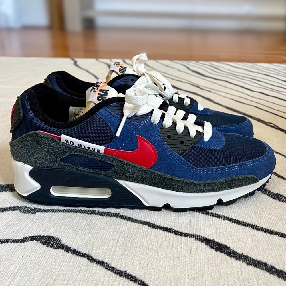 Nike Air Max Sneakers - Navy and Red